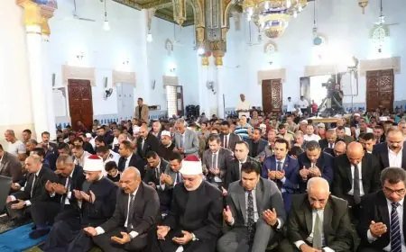 المفتي يحيي صلاة الجمعة في السويس بمناسبة العيد القومي للمحافظة