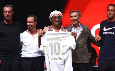 موعد المباراة الأولى للساحر رونالدينيو مع فريق رافينا يثير ترقب الجماهير العرب