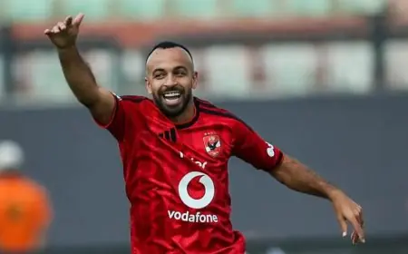 أفشة يتألق ويسجل الهدف الثاني للأهلي في مواجهة كيتارا الأوغندي