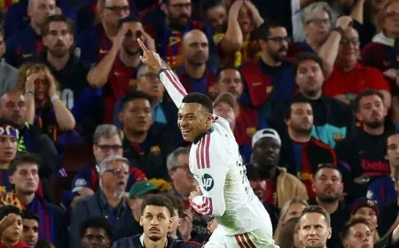 مبابي يحقق إنجازاً تاريخياً في كلاسيكو كامب نو بعد 75 عاماً