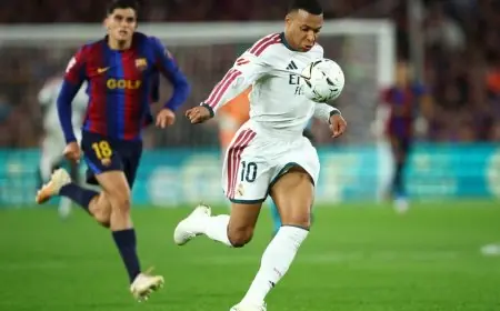 ريال مدريد ينتصر في الكلاسيكو بثنائية مبابي ويُلحق ببرشلونة أول هزيمة