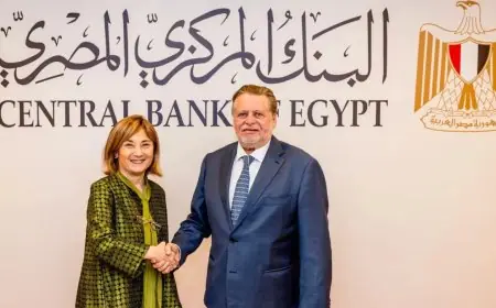 محافظ البنك المركزي وبنك الاستثمار الأوروبي يتجهان لتعزيز الشراكة ودعم التمويل المستدام