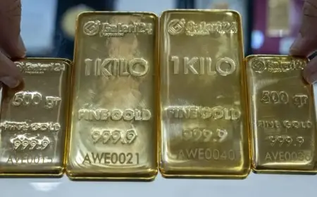 انخفاض سعر الذهب عالميًا مع ارتفاع الدولار والأسواق تترقب اجتماع الفيدرالي المرتقب