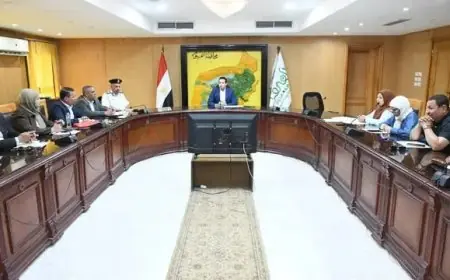 نائب محافظ الفيوم يتابع تقدم مشروعات الخطة الاستثمارية وملف التصالح على مخالفات البناء