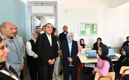 افتتاح مدرسة المتفوقين في العلوم والتكنولوجيا STEM بالسويس على يد رئيس الوزراء