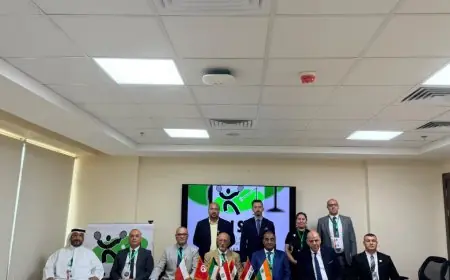 إبراهيم فوزي يتولى رئاسة الاتحاد الدولي لكرة السرعة والخطيب يصبح الأمين العام