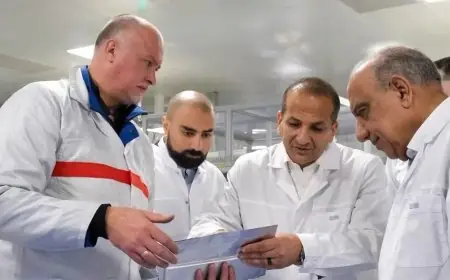 زيارة وزير الكهرباء لمصنع رينيرا الروسي لبحث توطين صناعة بطاريات الطاقة المتطورة