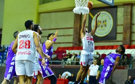 الزمالك يتألق بفوز مثير على الجزيرة في دوري كرة السلة