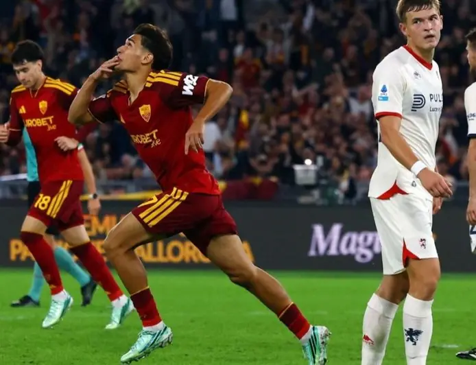روما يعود بقوة وينتصر على جنوى رغم غياب مالين بعد صدمة ريال مدريد