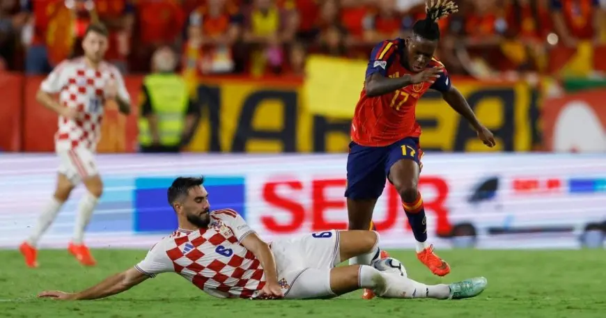 نيكو ويليامز ينهي تدريبات إسبانيا مبكرًا بسبب إصابة في الفخذ
