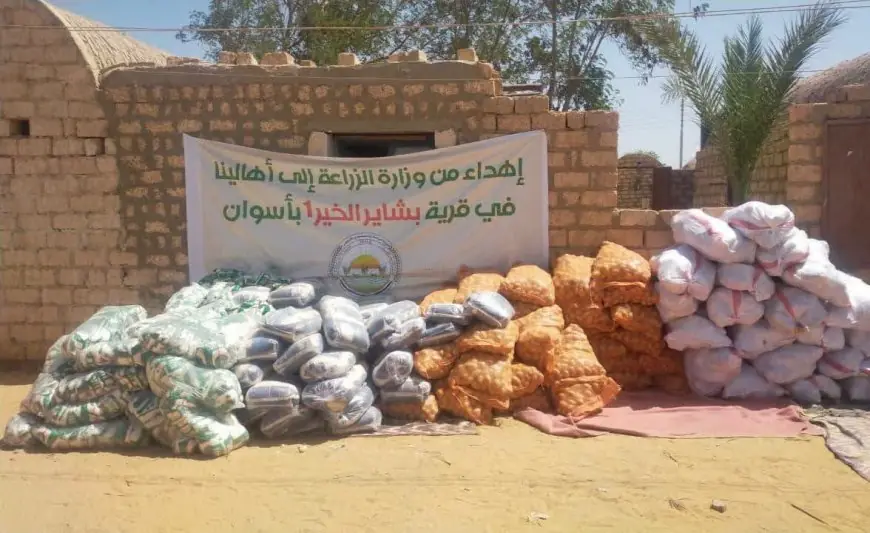 وزير الزراعة يتحرك بسرعة لدعم سكان قرى بشاير الخير وتوماس وعافية في أسوان
