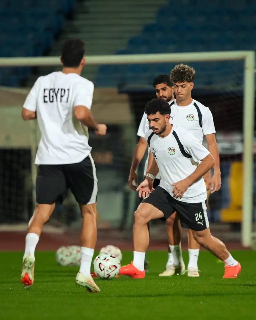 منتخب مصر يستكمل استعداداته قبل المباراة الودية ضد جنوب أفريقيا
