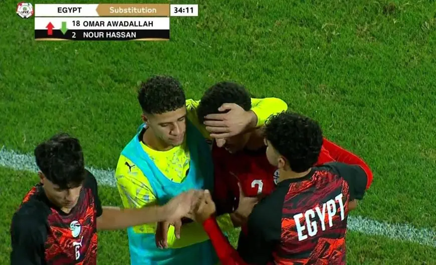 منتخب مصر يتراجع بهدفين أمام المغرب في الشوط الأول من المواجهة المثيرة