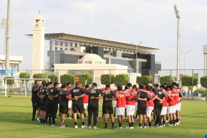 منتخب الشباب ينهي تدريباته لمواجهة الجزائر في تصفيات شمال أفريقيا