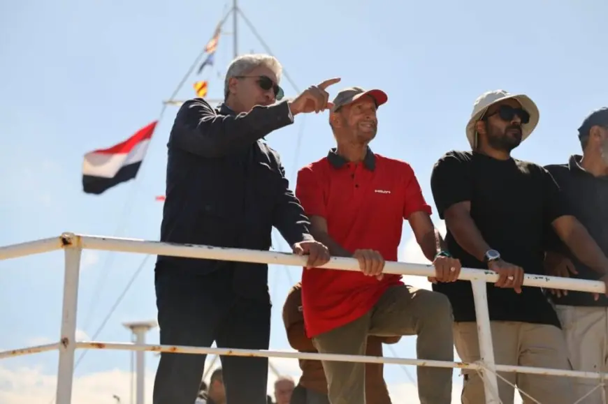 وزير السياحة والآثار يزور مواقع الحفائر الأوروبية في الميناء الشرقي بالإسكندرية