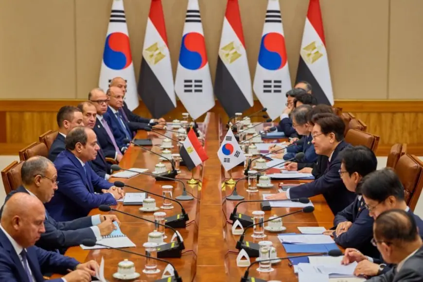 رئيس كوريا الجنوبية: اتفاق تاريخي مع مصر لتعزيز جهود السلام المستدامة