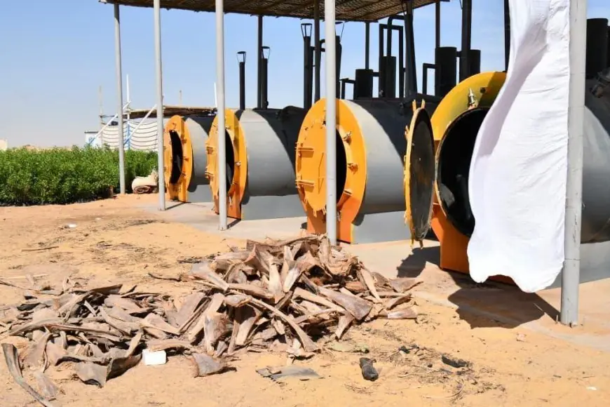وزيرة التنمية المحلية ومحافظ الوادي الجديد تزوران مصنع تدوير المخلفات الزراعية بالخارجة لتعزيز التنمية المستدامة