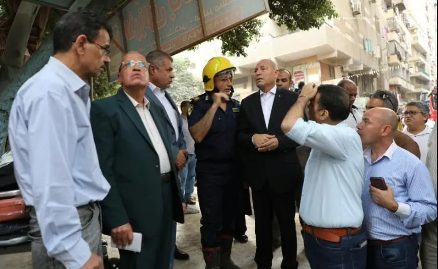 انهيار عقار في حدائق القبة ومحافظ القاهرة يقود جهود إنقاذ السكان بنجاح