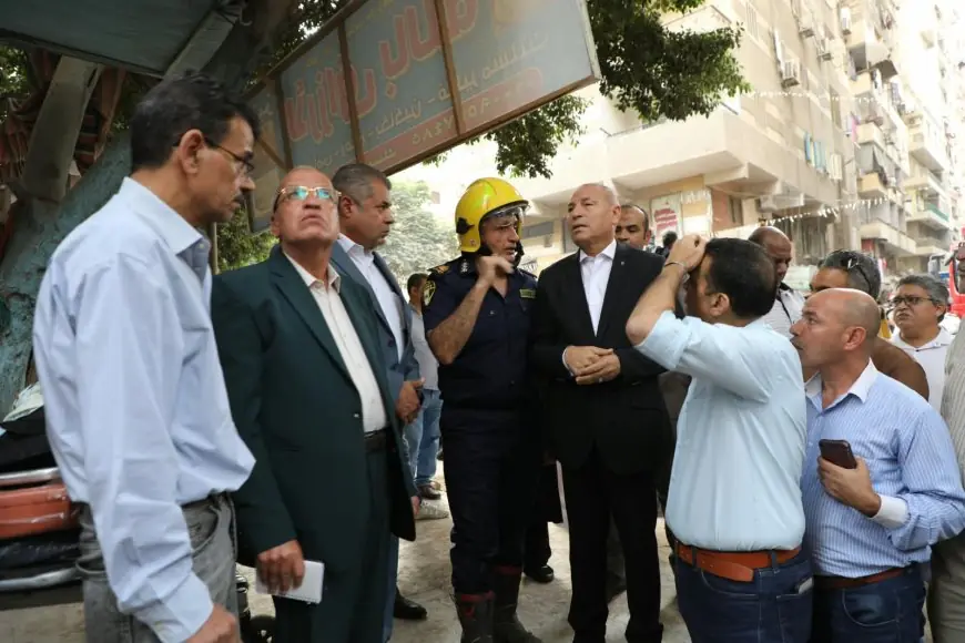 محافظ القاهرة: إنقاذ ٦ أشخاص حتى الآن من تحت أنقاض عقار حدائق القبة المنهار