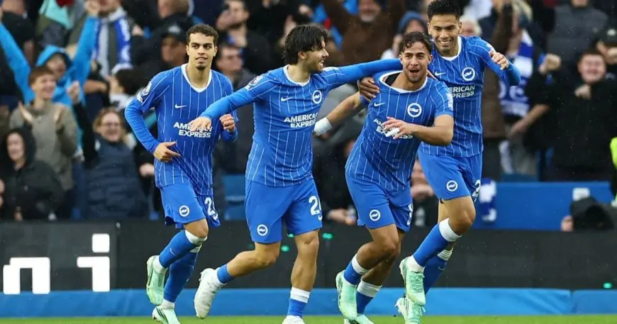 برايتون مفاجأة أوروبا بتفوقه الهجومي الساحق بعد برشلونة