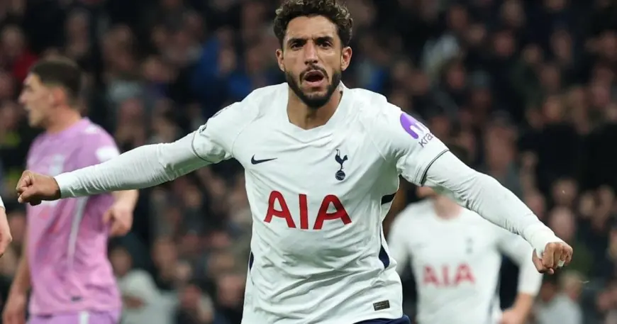 مرموش يقود توتنهام للفوز الأول في الدوري الإنجليزي بتسجيله هدفاً رائعاً