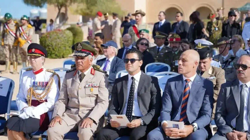 وفود دولية تحتفل بالذكرى الـ84 لمعركة العلمين في مطروح