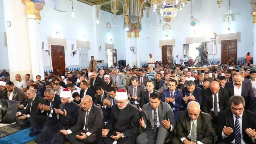 المفتي يحيي صلاة الجمعة في السويس بمناسبة العيد القومي للمحافظة
