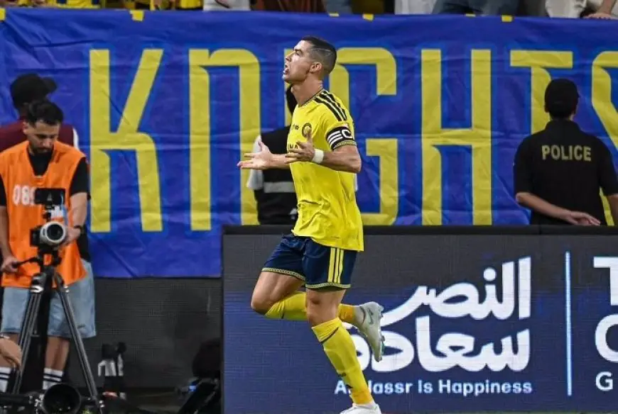 رونالدو يتألق ويقود النصر لانتصار كبير بثلاثية على الفيصلي في الدوري السعودي
