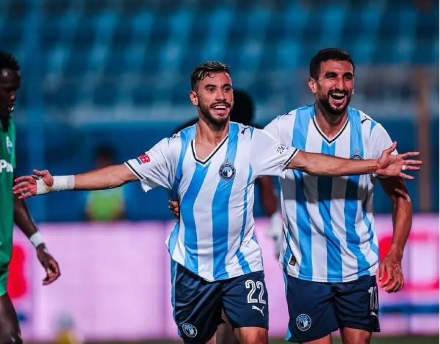 نجم بيراميدز أحمد زاهر يحضر قرعة دوري الأبطال لكرة القدم