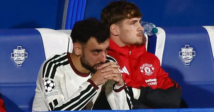 برونو فرنانديز يجلس على دكة البدلاء لأول مرة في مانشستر يونايتد ضمن الدوري الإنجليزي