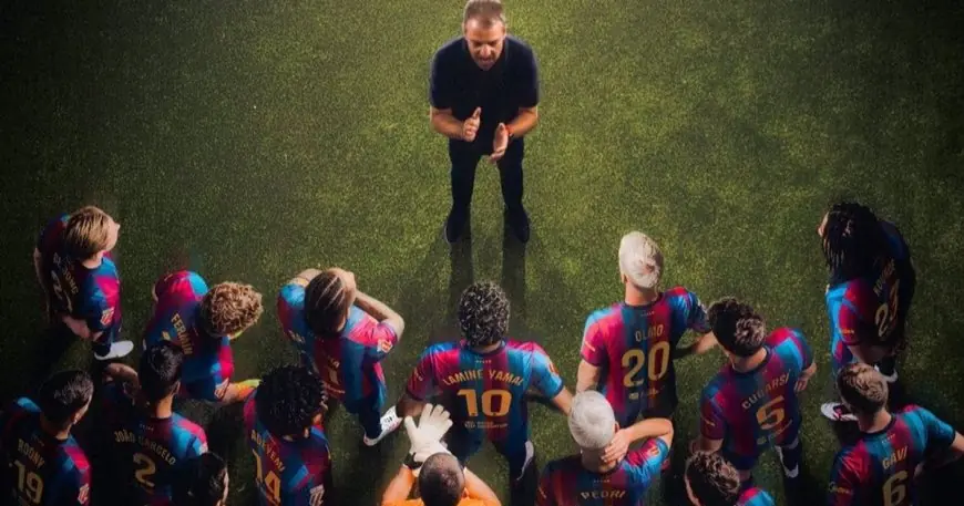 برشلونة يشعل المنافسة ضد ريال مدريد بالثلاثي الهجومي يامال ورافينيا وغوردون