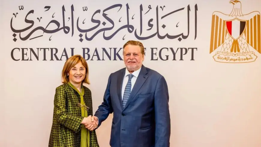 محافظ البنك المركزي وبنك الاستثمار الأوروبي يتجهان لتعزيز الشراكة ودعم التمويل المستدام