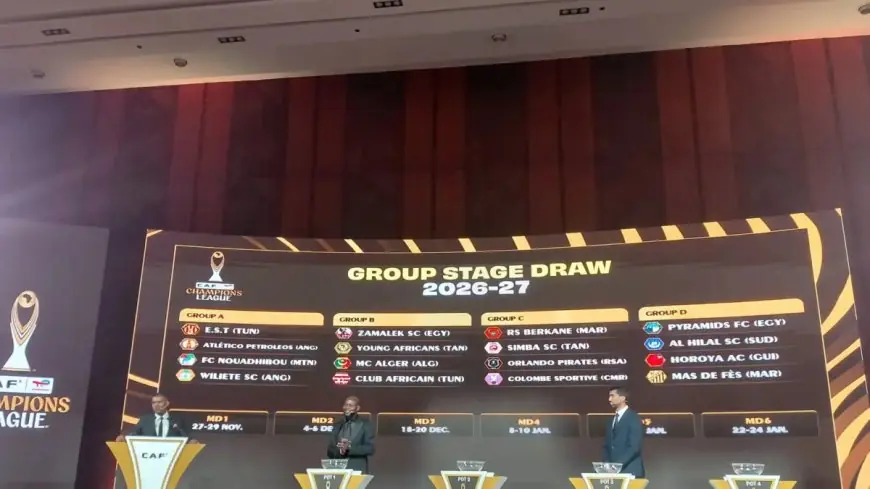 مجموعة نارية للزمالك في دوري أبطال أفريقيا