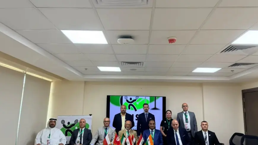 إبراهيم فوزي يتولى رئاسة الاتحاد الدولي لكرة السرعة والخطيب يصبح الأمين العام